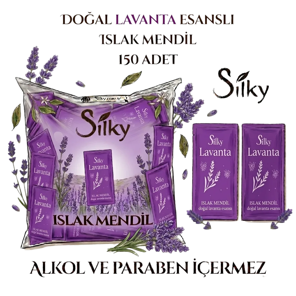 Silky Lavanta Islak Mendil